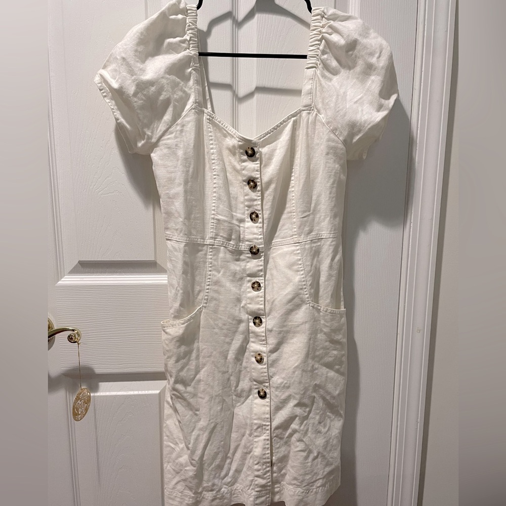 Madewell button down cotton dress